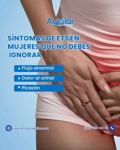 Síntomas de ETS en mujeres